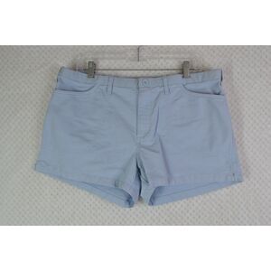 Abercrombie & Fitch Women's 14 Light Blue Twill 3" Shorts
